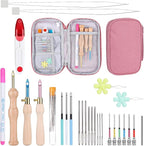 29 Pcs Punch Needle Embroidery Kit, Complete Set by Needbrock