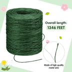 Syhood 1345 Feet Floral Vine Bind Wire Rustic Wrapping Wire - Image 2