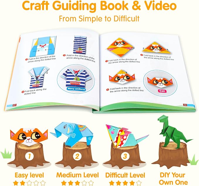Mocoosy 224 Sheets Origami Paper Kit - Image 4