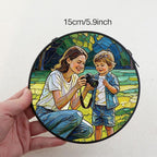 Personalized Stained Glass Sun Catcher, Custom Photo Family Portrait Window - Image 8