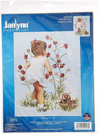 Janlynn Counted Cross Stitch Kit, Girls by Janlynn