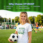 HTVRONT Soccer HTV Heat Transfer Vinyl, 9 Packs Iron on Vinyl - Image 2