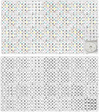YMSDZHL Alphabet Beads A-Z 1900Pcs Letter Beads, Acrylic 4x7mm Round Letter by YMSDZHL