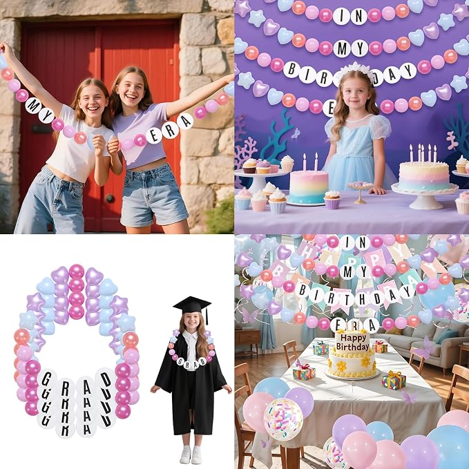 87 Pcs Friendship Bracelet Heopeis Birthday Banner Kit Famous Singer - Image 4