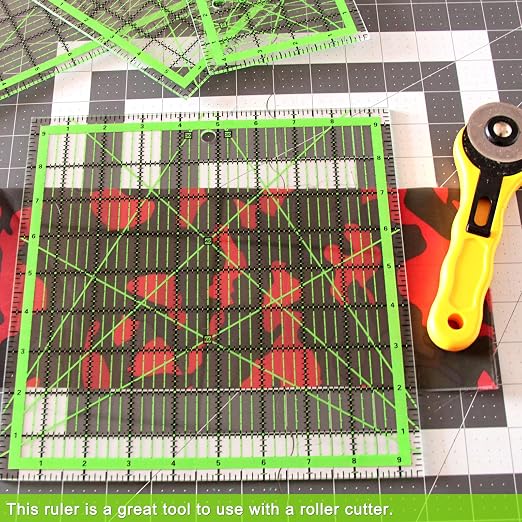 Quilting Rulers, Acrylic Quilt Ruler, 4 Square Fabric Cutting Ruler, Quilting - Image 6