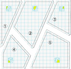 Quilting Template Set Acrylic Cutting Templates by Jutom