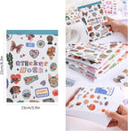 Girl's Korean Sticker Book, Food and Daily Life Theme - Image 3