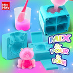 MixMax Make Your Own Squishies Toys, 6 Packs Rubber Dolls Making Kit - Image 4