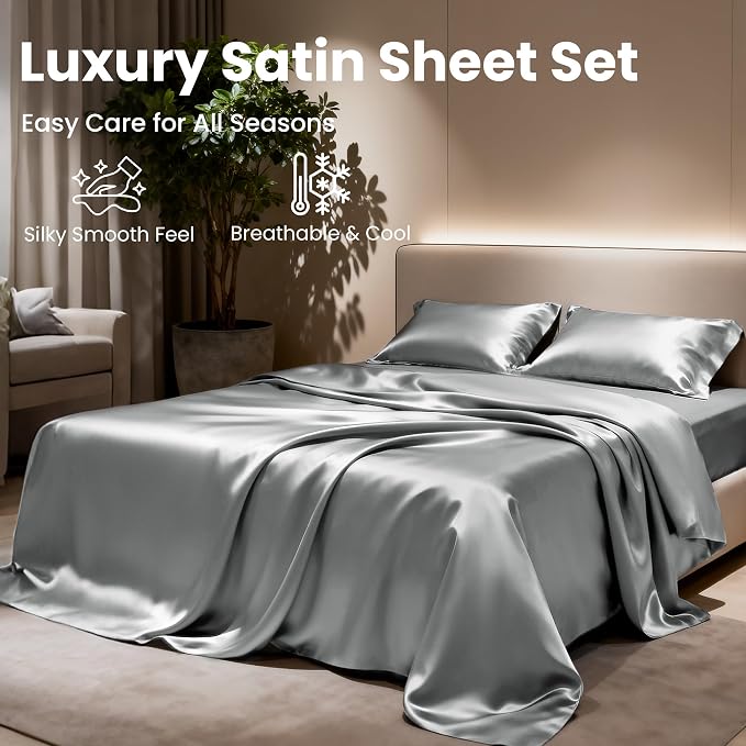 Love's cabin Satin King Sheet Sets - Image 8