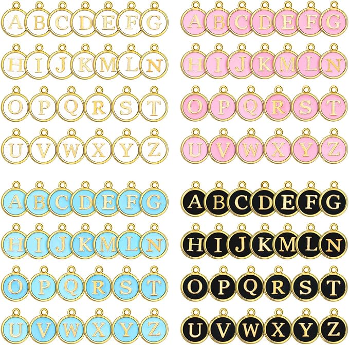 Hicarer 104 Pieces Letter Charms by Hicarer