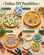Bamboo Coasters for Crafts, DIY resin projects, classroom crafts, handmade - Image 3