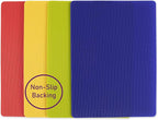 Dexas Heavy Duty Grippmat Flexible Cutting Board Set of Four 8 x 11 inches - Image 9