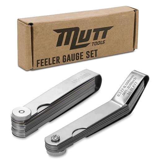 Mutt Tools Feeler Gauge Set Metric and Inch by AmericanMuttTools