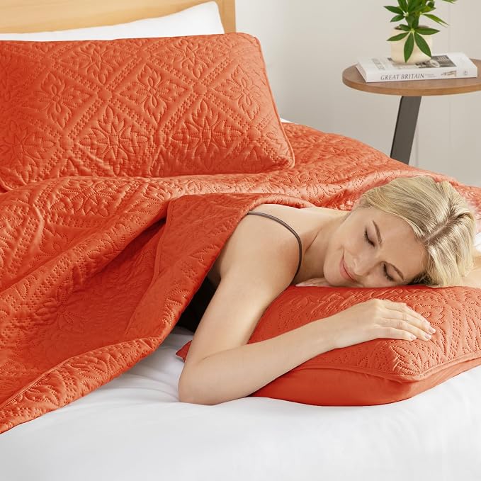 Exclusivo Mezcla Twin Quilt Bedding Set, Lightweight Soft Bedspreads Coverlets - Image 4