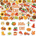 300Pcs Fall Foam Stickers, Cute Self-Adhesive Autumn Thanksgiving Stickers Foam by Bonieset