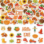 300Pcs Fall Foam Stickers, Cute Self-Adhesive Autumn Thanksgiving Stickers Foam by Bonieset