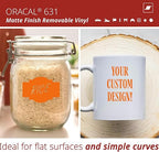 ORACAL 631 Matte Light Orange Vinyl Durable Roll Easy to Weed Permanent - Image 2