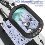 Drdefi Helping Hands Soldering Station, 10X Square Magnifying Glass - Image 2