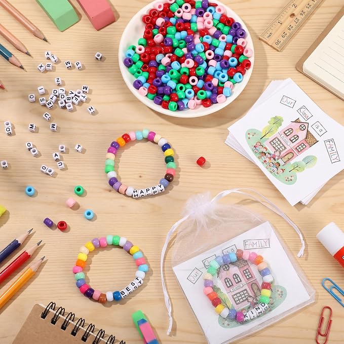 Tondiamo 24 Sets Back to School Gifts Friendship Bracelet Making Kit - Image 5