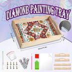 EWJRNSF Diamond Art Kits for Adults Wooden Serving Trays - Image 2