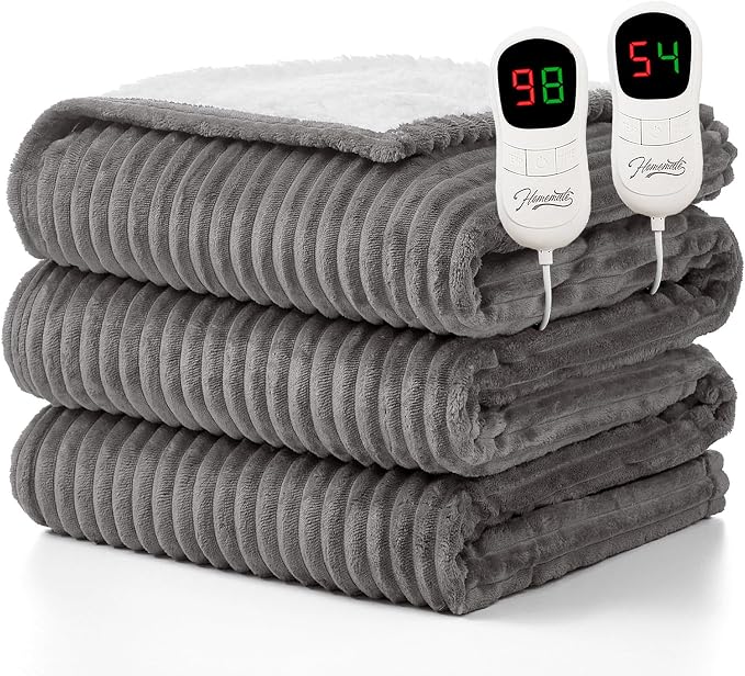 Homemate Electric Heated Blanket Queen Size by Homemate