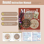 ETSPIL Embroidery Kit for Adults, 42 Stitches, 4K Video, Storage Bag | Stamped - Image 6