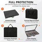 Card Display Case Aluminum Trade Show Display Case Large Portable Trading - Image 4