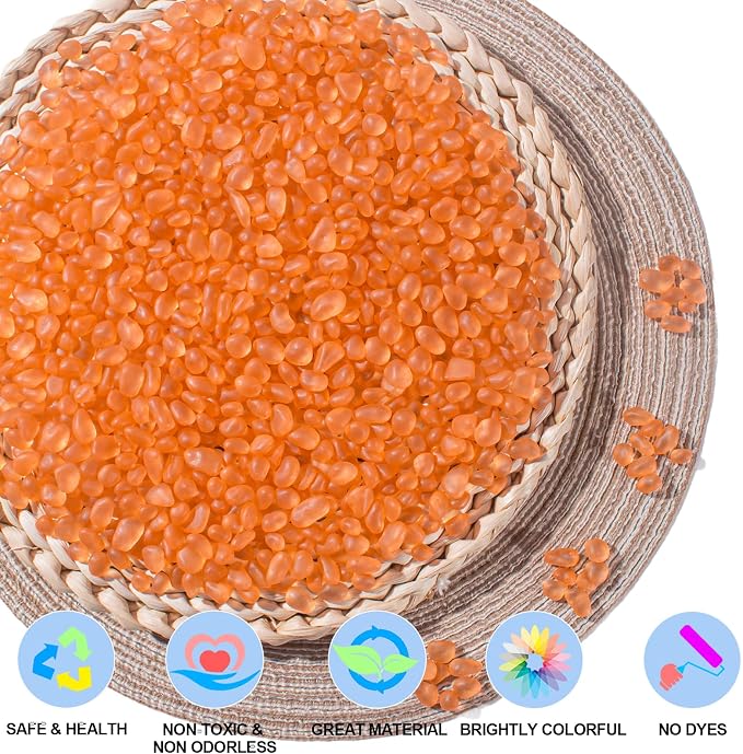 Keedolla Aquarium Rocks Betta Fish Tank Gravel, 3 LB Frosted Sea Glass Marbles - Image 3