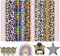 Tintnut Rainbow Leopard Permanent Vinyl 12x10in 10 Sheets Adhesive Vinyl | by Tintnut