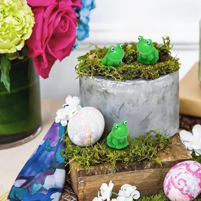 CooBigo 25 Pack Mini Green Frogs Sculpture, Fairy Wild Garden Supplies - Image 4