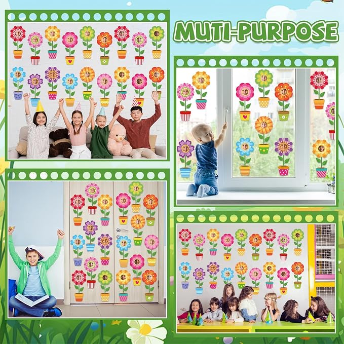 48 Set Flower Cutouts with Photo Space - Image 6