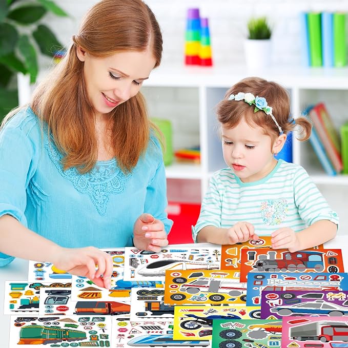 48 Sheets Create Vehicle of Dreams Stickers, Make Your Own Stickers - Image 8