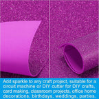 PATIKIL Purple Shiny EVA Glitter Foam Sheet 11 x 8 Inch 2mm Thick Sparkle EVA - Image 5