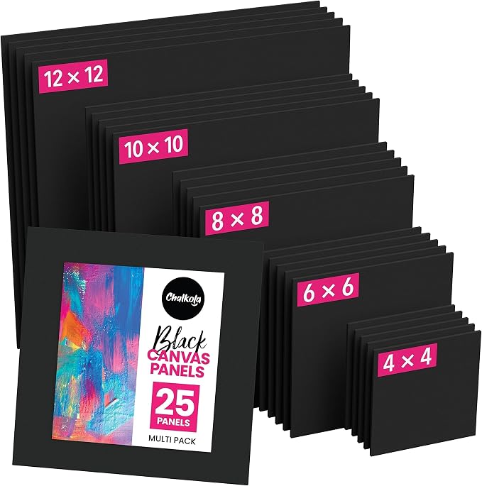 Chalkola Black Canvas for Painting by Chalkola