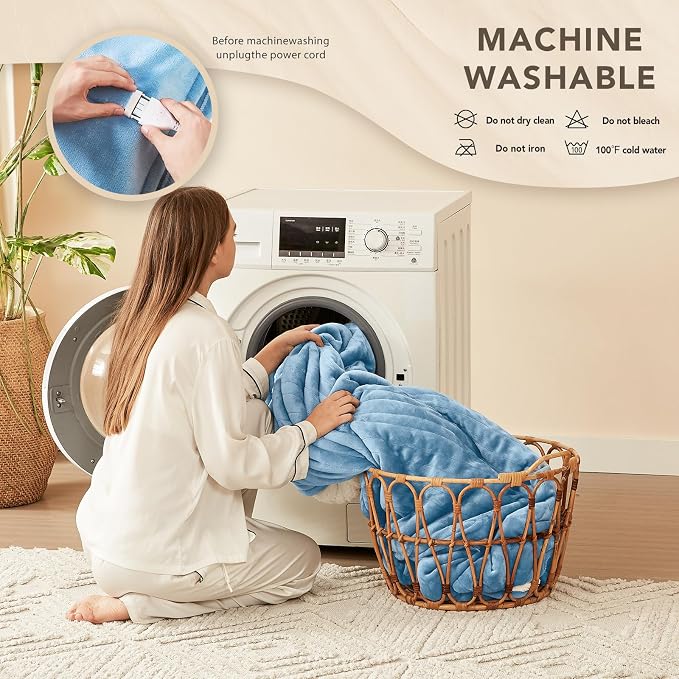 Homemate Electric Heated Blanket Twin - Image 7