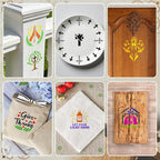 72 PCS 3x3 Inch Religion Christian Stencils - Image 7