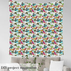 Feelyou Ocean Surfing Upholstery Fabric by The Yard, Hawaiian Palm Tree Outdoor - Image 3