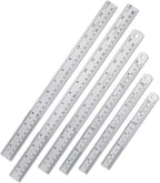 Mr. Pen- Metal Straight Edge Ruler, Imperial & Metric Measurements by MrPen