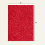 SALEMAR Red Sticky Glitter Foam Sheets - Image 2