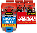 Scotch Heavy Duty Shipping Packing Tape, Packing Tape by Unknown