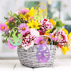 36PCS Wooden Easter Ornaments to Paint, 6 Styles DIY Blank Unfinished Wood Egg - Image 6