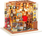 RoWood DIY Miniature Dollhouse Kit, 1:24 Scale Tiny House Building Kits by RowoodAssembleArtDecorateLife