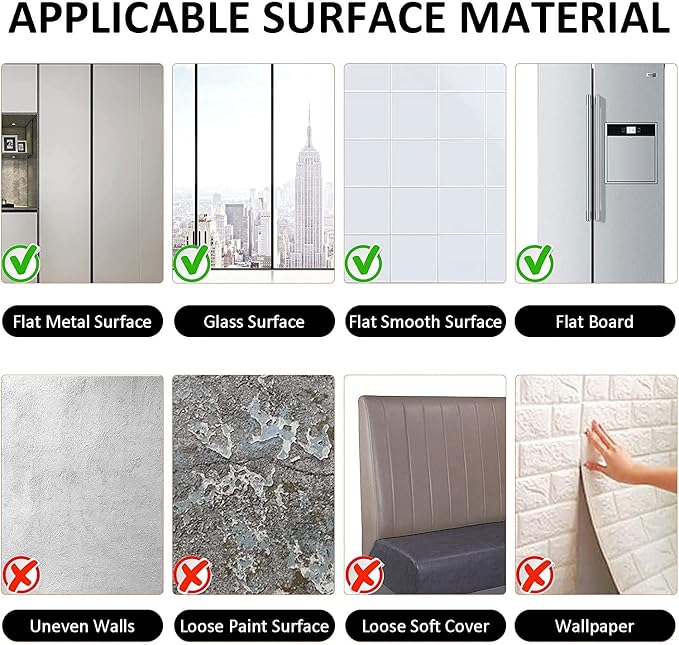 A2 Acrylic Mirror Sheet for Wall, 16.5 x 23.2 x 1Pcs | Large Rectangular Mirror - Image 6