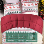 downluxe Christmas Comforter Set King - Image 7