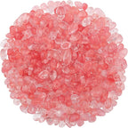 400Pcs 5-8mm Watermelon Red Irregular Glass Chip Beads | 1mm Pre-Drilled Smooth - Image 5
