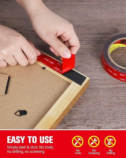 Double Sided Tape Heavy Duty, Waterproof Strong Mounting Adhesive Tape - Image 4