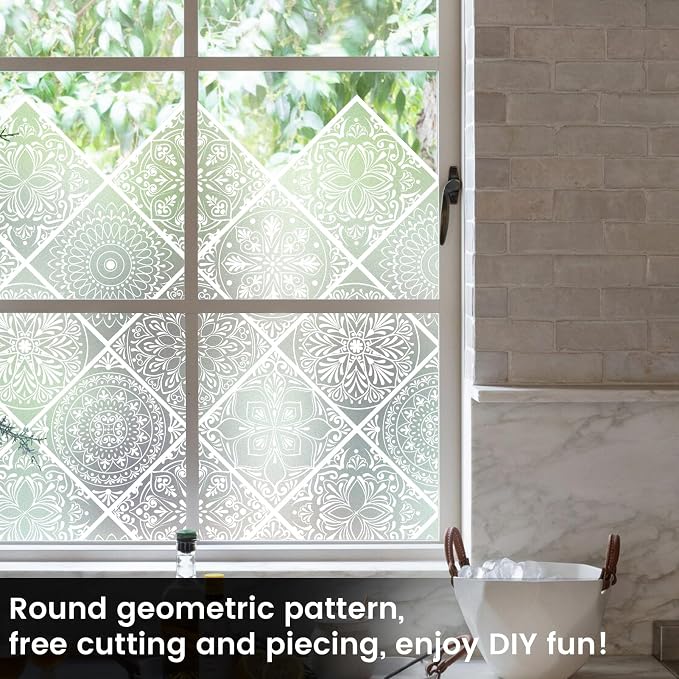 DKTIE Boho Style Stained Glass Window Film - Image 7