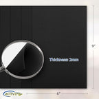 Black EVA Foam Sheets, 6 x 9 Inch, 2mm Thick - Image 2