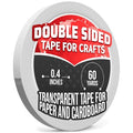 Oskal Double Sided Tape for Crafts, 0.4" × 60 Yds, Scrapbooking, Gift Wrapping by Oskal