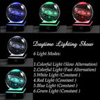 Qianwei 3D Solar System Model Crystal Ball Astronomy Gifts Men Space Decor | - Image 4